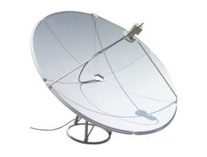 City satellite dishes
